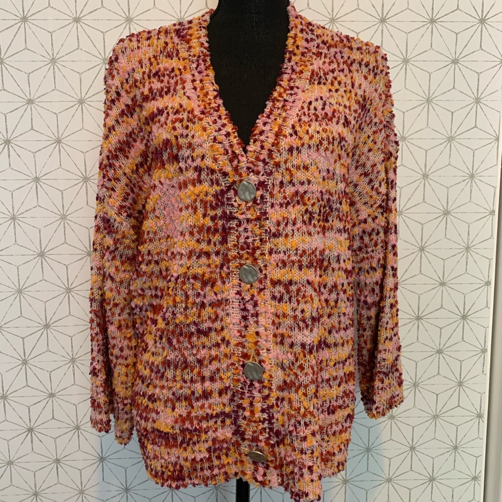 MARC NEW YORK ANDREW MARC multi-colored cardigan